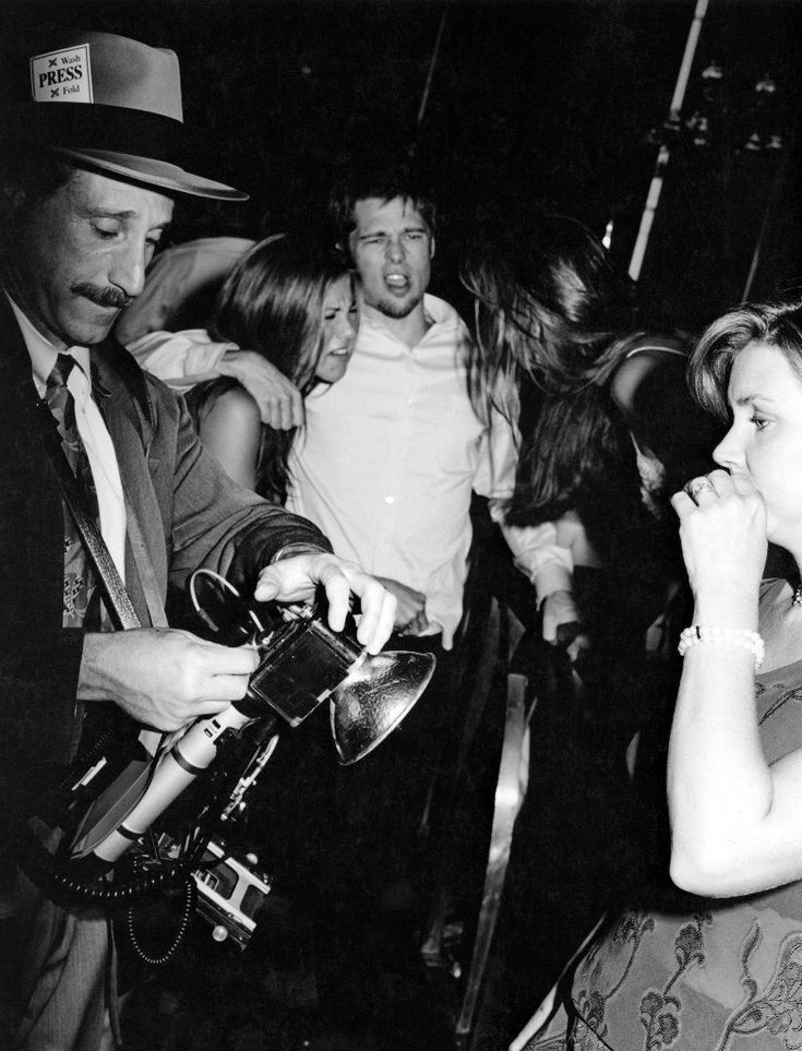 Bradley Pitt on location
