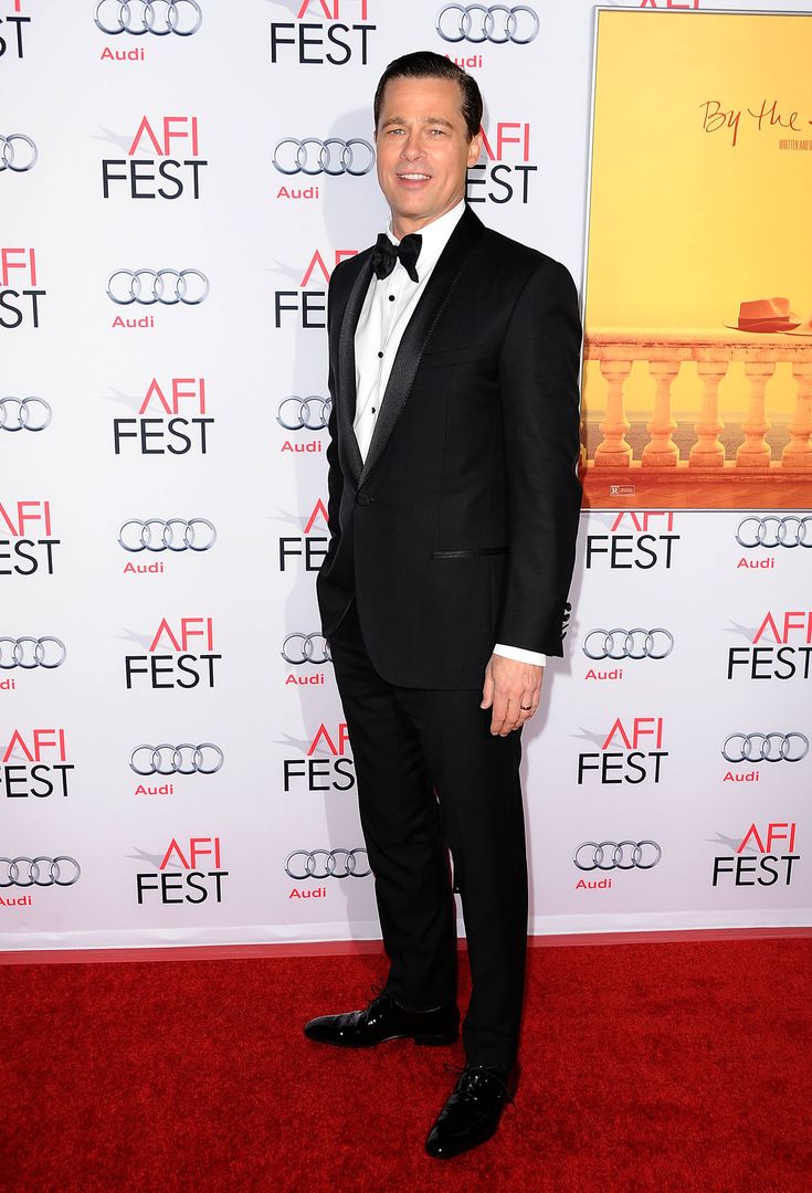 Bradley Pitt best dressed red carpet look