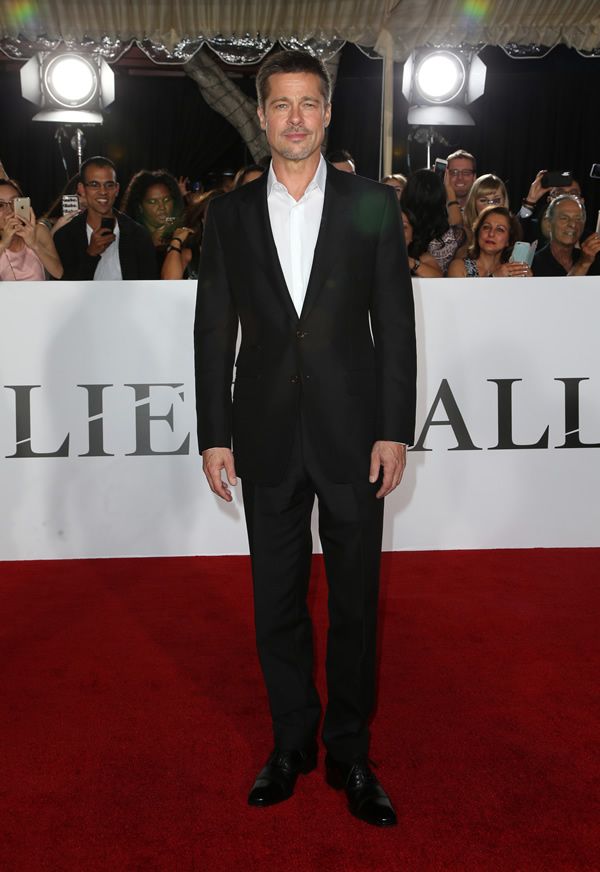 Bradley Pitt red carpet arrival
