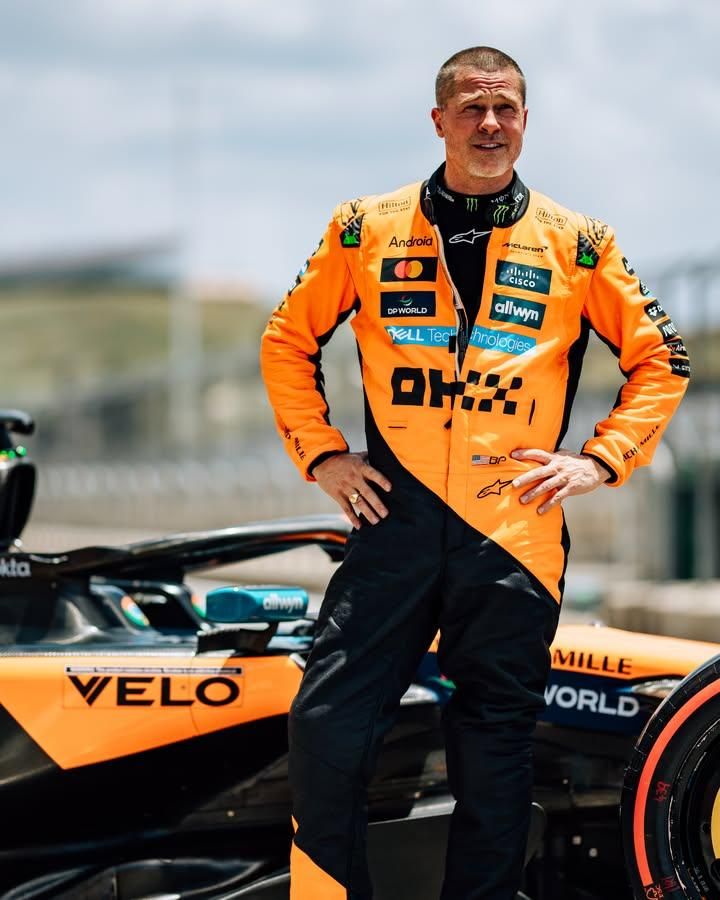 Bradley Pitt in F1: The Movie