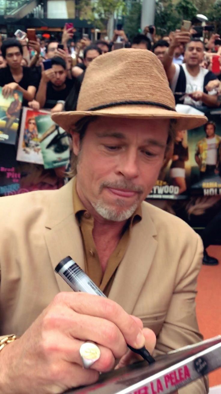 Bradley Pitt press event