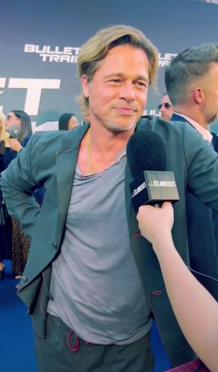 Bradley Pitt press photocall