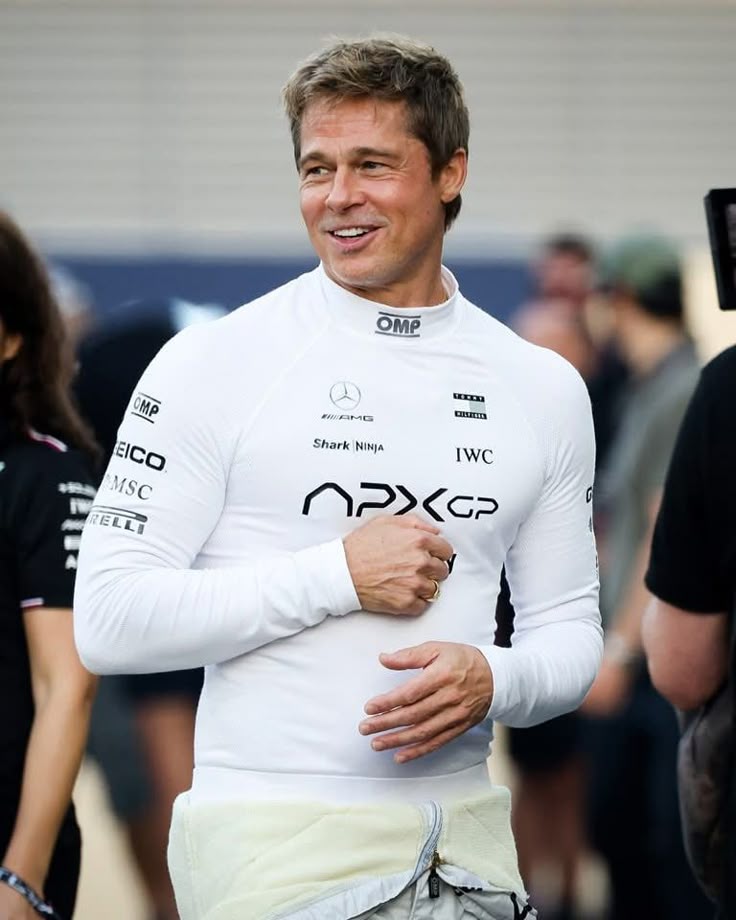 Bradley Pitt in Abu Dhabi during F1 filming, 2024