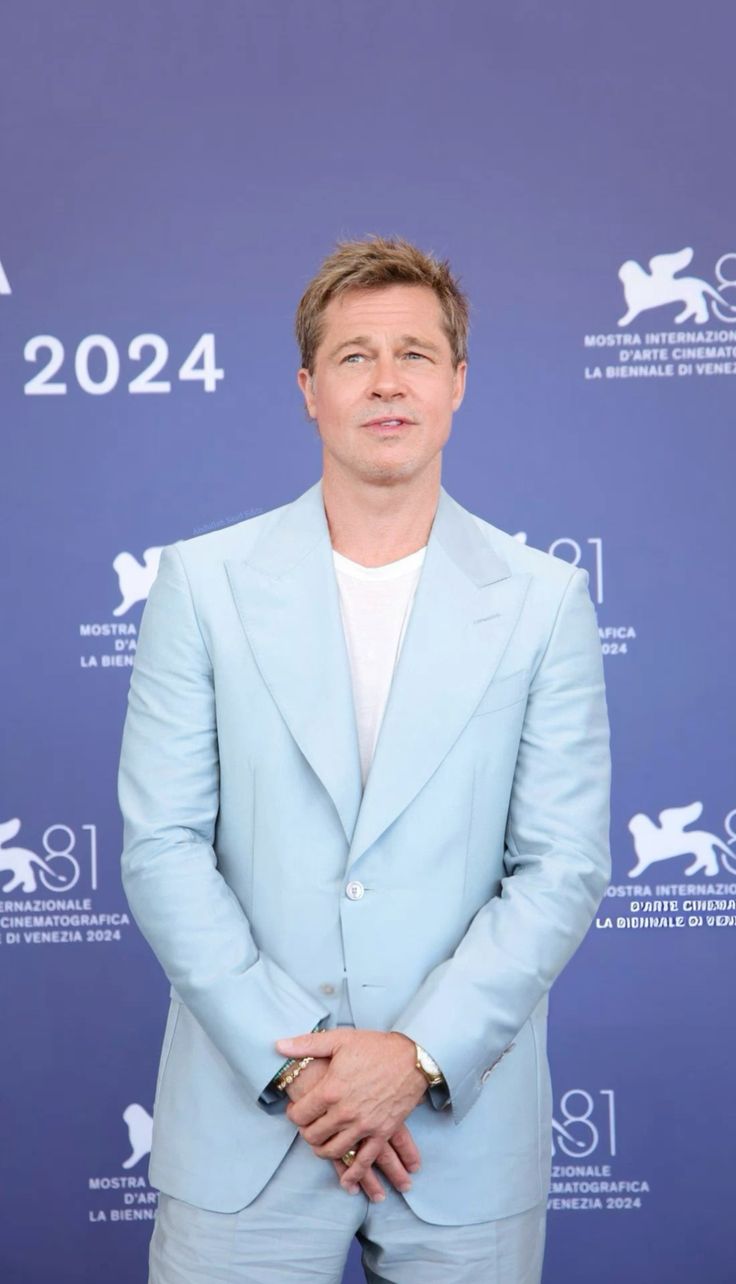 Bradley Pitt at the Venice Film Festival in Italy
