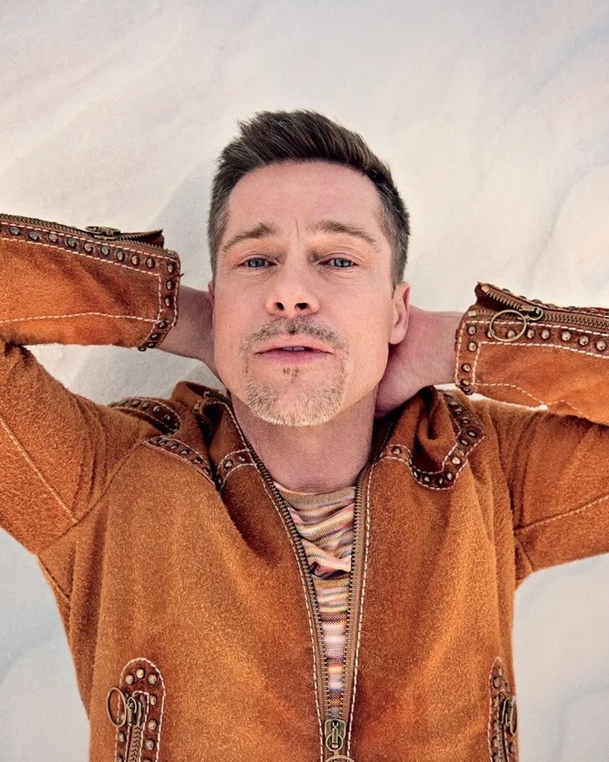 Bradley Pitt studio portrait
